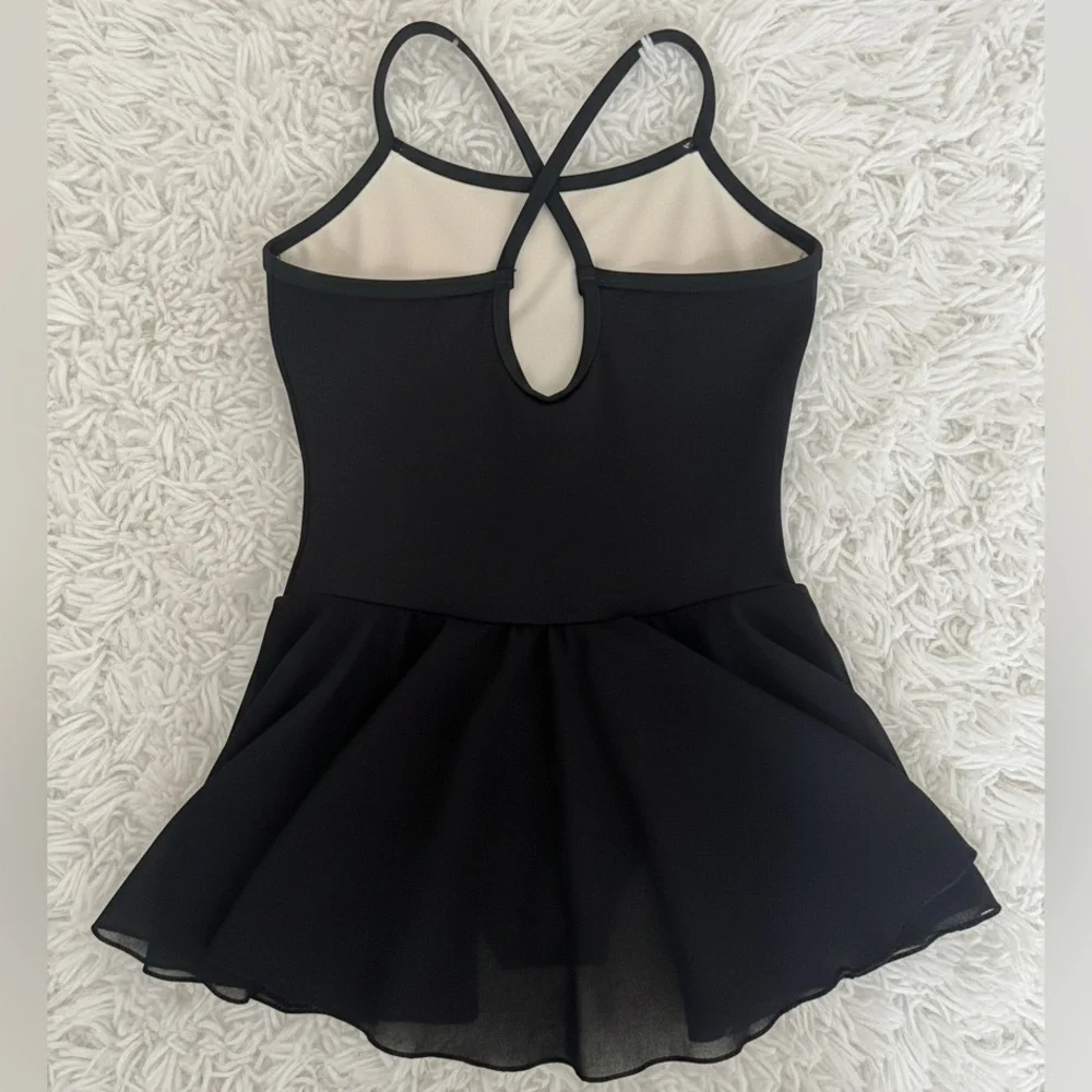 Girls ballet dance leotard with extra tulle sparkle skirt 5T - Picture 2 of 3
